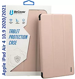 Чехол для планшета BeCover Tri Fold Hard для Apple iPad Air 4 10.9 2020/2021 Pink (709660) - фото Чехол для планшета BeCover Tri Fold Hard для Apple iPad Air 4 10.9 2020/2021 Pink (709660)