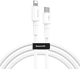 Кабель Baseus Mini USB Type-C - Lightning 18w 3a 1м PD сable White (CATLSW-02)