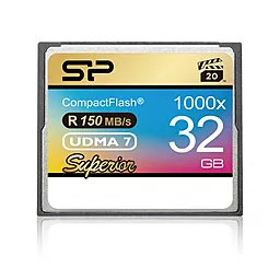 Карта пам'яті Silicon Power Compact Flash 32GB Superior 1000X UDMA 7 (SP032GBCFC1K0V10)