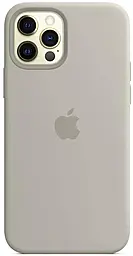 Чохол Silicone Case Full для Apple iPhone 16 Rock Gray - фото Чохол Silicone Case Full для Apple iPhone 16 Rock Gray