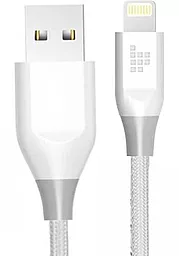 USB Кабель Tronsmart  Nylon 12w 2a Lightning cable white (19AWG)