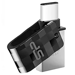 Флешка Silicon Power 16GB Mobile C31 USB 3.1 / USB Type-C (SP016GBUC3C31V1K) Black - фото Флешка Silicon Power 16GB Mobile C31 USB 3.1 / USB Type-C (SP016GBUC3C31V1K) Black