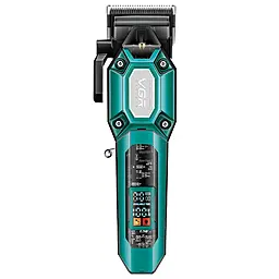 Аккумуляторная машинка для стрижки (clipper) VGR V-600 Green - фото Аккумуляторная машинка для стрижки (clipper) VGR V-600 Green