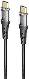 Кабель Havit HV-CB624 USB Type-C - Type-C 60w 3a 1м PD cable Black - фото Кабель Havit HV-CB624 USB Type-C - Type-C 60w 3a 1м PD cable Black