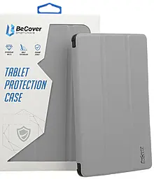 Чехол для планшета BeCover Direct Charge Pen с креплением Apple Pencil для Apple iPad Mini 7 2024 Gray (712461) - фото Чехол для планшета BeCover Direct Charge Pen с креплением Apple Pencil для Apple iPad Mini 7 2024 Gray (712461)
