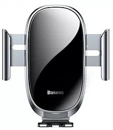 Тримач з автозатисканням Baseus Future Gravity Car Mount Silver (SUGENT-ZN0S) - фото Тримач з автозатисканням Baseus Future Gravity Car Mount Silver (SUGENT-ZN0S)