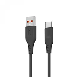 Кабель USB SkyDolphin S61TB USB to Type-C 2м Black (USB-000446)