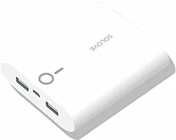 Повербанк Solove F1 10000 mAh White - миниатюра 2 Повербанк Solove F1 10000 mAh White - миниатюра 2