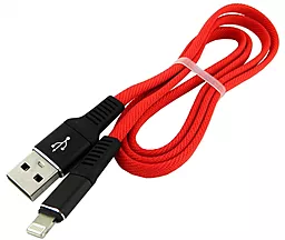 Кабель Walker C750 USB-A - Lightning 12w 2.4a 1м cable Red - фото Кабель Walker C750 USB-A - Lightning 12w 2.4a 1м cable Red