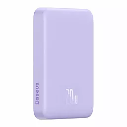 Повербанк Baseus Mini wireless 10000 mAh 20W PD/QC Purple (PPCX110105) - фото Повербанк Baseus Mini wireless 10000 mAh 20W PD/QC Purple (PPCX110105)