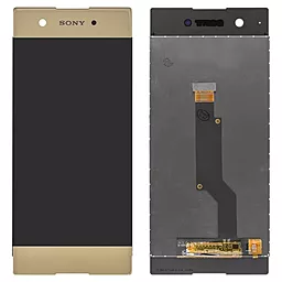 Дисплей Sony Xperia XA1 (G3112, G3116, G3121, G3123, G3125) с тачскрином, оригинал, Gold