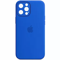 Чехол Silicone Case Full Camera для Apple iPhone 14 Pro Max  Capri Blue