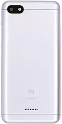 Задняя крышка корпуса Xiaomi Redmi 6A 2SIM со стеклом камеры Original Grey - фото Задняя крышка корпуса Xiaomi Redmi 6A 2SIM со стеклом камеры Original Grey