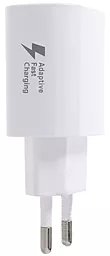Мережевий зарядний пристрій з швидкою зарядкою Samsung EP-TA600 Fast Charger HC White (5/9V, 2A)