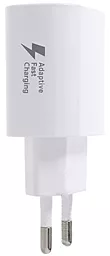 Сетевая быстрая зарядка для Samsung EP-TA600 Fast Charger White (5/9V, 2A)