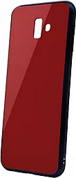 Чехол Intaleo Real Glass Samsung J610 Galaxy J6 Plus 2018 Red (1283126488320)