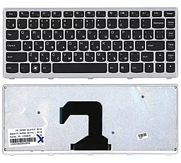 Клавіатура для ноутбуку Lenovo U410 чорна