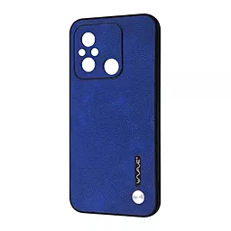 Чохол Wave Leather Case для Xiaomi Redmi 12C Blue