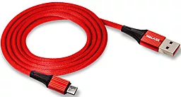 USB Кабель Walker C705 15w 3.1a micro USB cable red