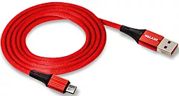 Кабель Walker C705 USB-A - micro USB 15w 3.1a 1м cable Red