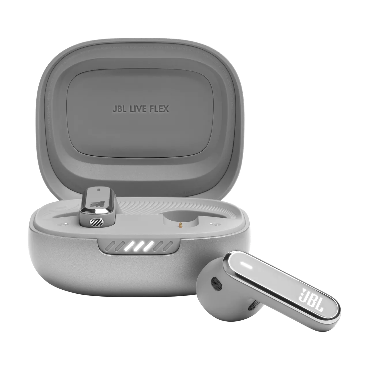 Навушники JBL Live Flex Silver (JBLLIVEFLEXSVR) - фото 1
