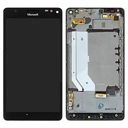 Дисплей Microsoft Lumia 950 XL (RM-1085) с тачскрином и рамкой, оригинал, Black - фото Дисплей Microsoft Lumia 950 XL (RM-1085) с тачскрином и рамкой, оригинал, Black