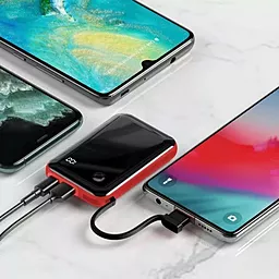 Повербанк Baseus Mini S 10000mAh Red (PPXF-E09) - миниатюра 3 Повербанк Baseus Mini S 10000mAh Red (PPXF-E09) - миниатюра 3