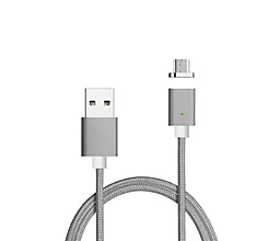 Кабель USB EasyLife Magnetic micro USB Cable Gray