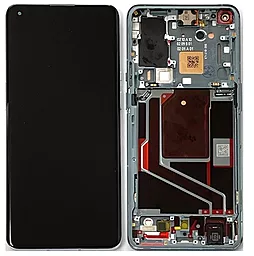 Дисплей OnePlus 9 Pro (LE2120, LE2121, LE2123, LE2125, LE2127) з тачскріном і рамкою, оригінал, Black