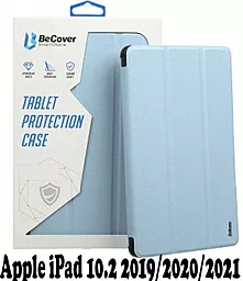 Чохол для планшету BeCover Tri Fold Soft TPU для Apple iPad 10.2" 7 (2019), 8 (2020), 9 (2021)  Light Blue (707527)