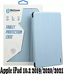 Чехол для планшета BeCover Tri Fold Soft TPU для Apple iPad 10.2" 7 (2019), 8 (2020), 9 (2021) Light Blue (707527) - фото Чехол для планшета BeCover Tri Fold Soft TPU для Apple iPad 10.2" 7 (2019), 8 (2020), 9 (2021) Light Blue (707527)