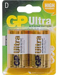 Батарейки GP D (LR20) Ultra 2шт (13AU-U2)