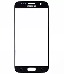 Корпусное стекло дисплея Samsung Galaxy S7 G930F, G930FD Blue