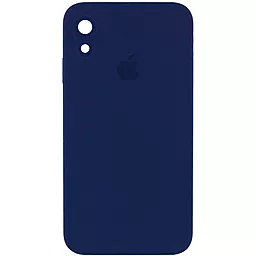 Чохол Silicone Case Full Camera Square для Apple iPhone XR  Midnight blue
