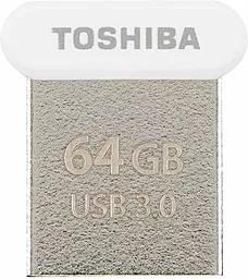 Флешка Toshiba 64 GB U364 USB 3.0 White (THN-U364W0640E4) White - фото Флешка Toshiba 64 GB U364 USB 3.0 White (THN-U364W0640E4) White