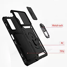 Чехол BeCover Military для Xiaomi Redmi Note 11 Pro, Redmi Note 12 Pro 4G Black (707421) - миниатюра 2