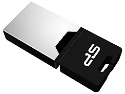 Флешка Silicon Power Mobile X20 16Gb, OTG, (SP016GBUF2X20V1K) Black - фото Флешка Silicon Power Mobile X20 16Gb, OTG, (SP016GBUF2X20V1K) Black