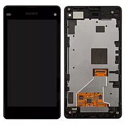 Дисплей Sony Xperia Z1 Compact (D5503, SO-02F) з тачскріном і рамкою, оригінал, Black - фото Дисплей Sony Xperia Z1 Compact (D5503, SO-02F) з тачскріном і рамкою, оригінал, Black