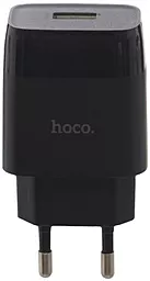 Сетевое зарядное устройство Hoco C72A Glorious 2.1a home charger black - миниатюра 2 Сетевое зарядное устройство Hoco C72A Glorious 2.1a home charger black - миниатюра 2