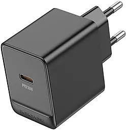 Сетевое зарядное устройство Borofone BAS15A Erudite 30w PD USB-C fsat charger black - фото Сетевое зарядное устройство Borofone BAS15A Erudite 30w PD USB-C fsat charger black