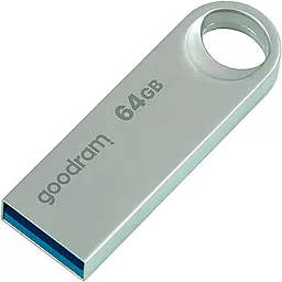 Флешка GooDRam 64 GB UNO3 Silver (UNO3-0640S0R11) - фото Флешка GooDRam 64 GB UNO3 Silver (UNO3-0640S0R11)