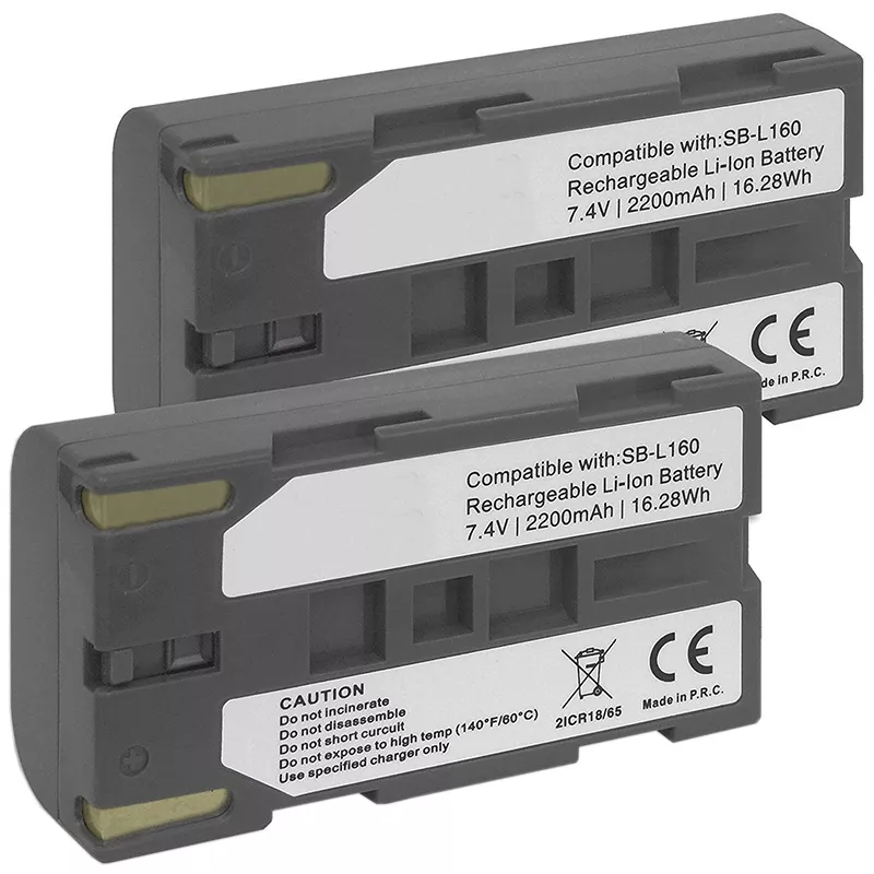 Аккумулятор для видеокамеры Samsung SB-L160 (2200 mAh) - фото 3