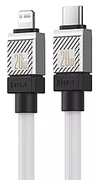 Кабель Baseus CoolPlay Series USB Type-C - Lightning 20w 3a 2м PD сable White (CAKW000102) - фото Кабель Baseus CoolPlay Series USB Type-C - Lightning 20w 3a 2м PD сable White (CAKW000102)