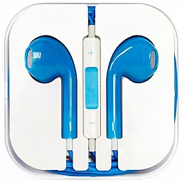 Наушники Apple EarPods HC Blue - фото Наушники Apple EarPods HC Blue