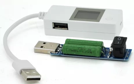 USB тестер LCDV03 + USB нагрузка 1A / 2A - фото 1