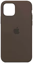 Чехол Silicone Case Full для Apple iPhone 12 Mini Brown