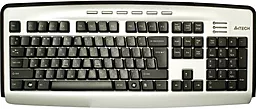 Клавіатура A4Tech KLS-23 MU PS/2 Silver - фото Клавіатура A4Tech KLS-23 MU PS/2 Silver