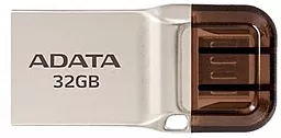 Флешка ADATA 32GB UC360 USB 3.1 OTG (AUC360-32G-RGD) Golden - фото Флешка ADATA 32GB UC360 USB 3.1 OTG (AUC360-32G-RGD) Golden