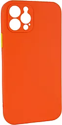 Чехол Epik Square Full Camera Apple iPhone 12 Pro Max Orange - миниатюра 2