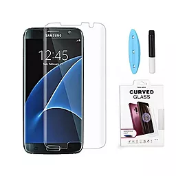 Захисне скло 1TOUCH Full Glue UV Samsung G935 Galaxy S7 Edge Clear